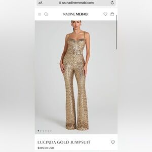Lucinda Gold Nadine Mehrabi Jumpsuit